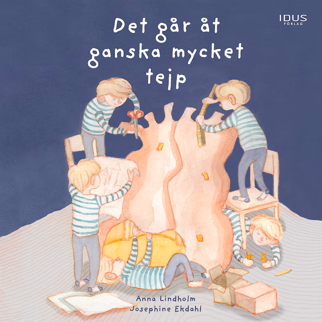 Omslag: Det går åt ganska mycket tejp