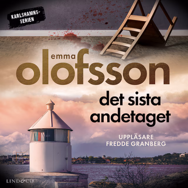 Omslag till ljudboken Det sista andetaget