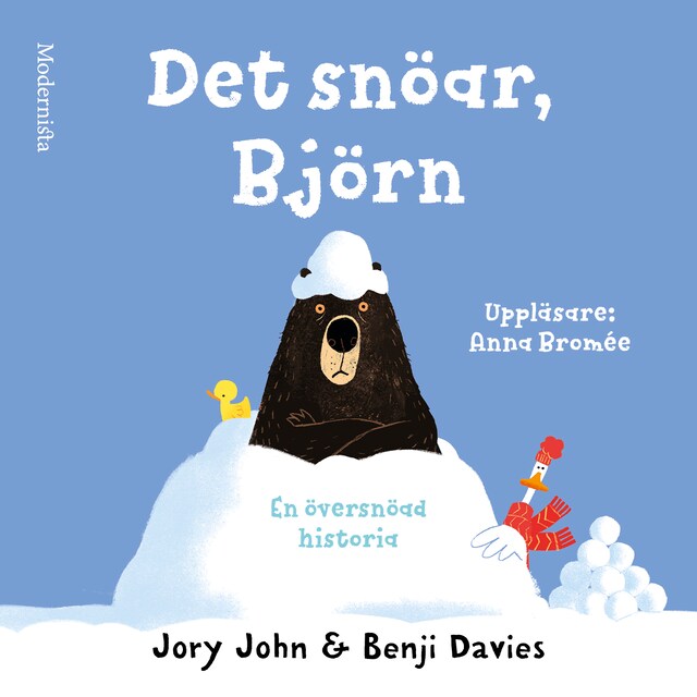 Omslag till ljudboken Det snöar, Björn