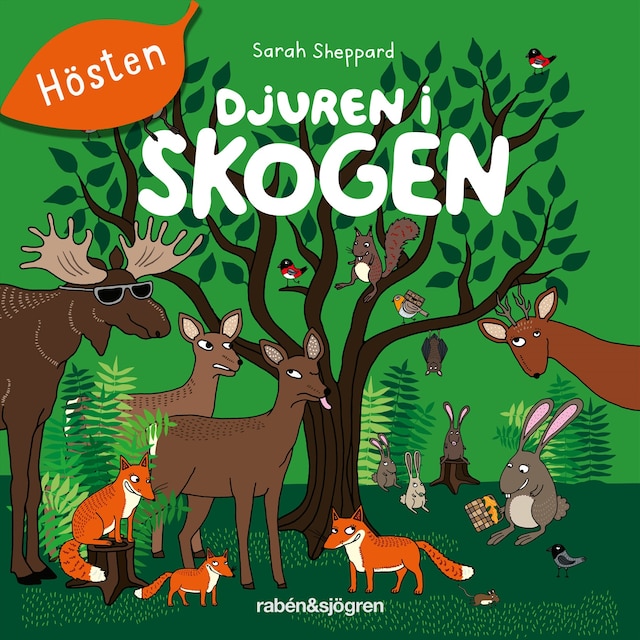 Omslag: Djuren i skogen - Hösten