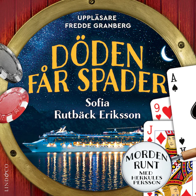 Omslag till ljudboken Döden får spader