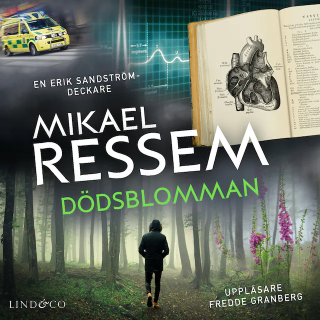 Omslag till ljudboken Dödsblomman