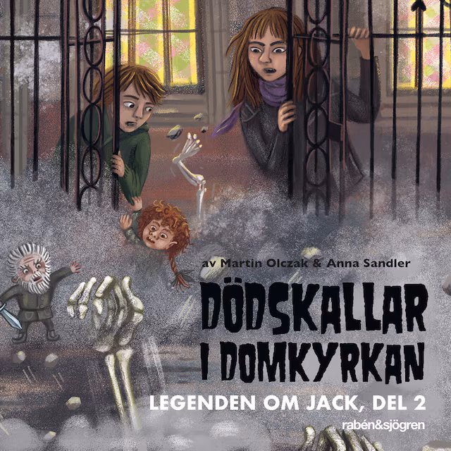 Omslag till ljudboken Dödskallar i domkyrkan