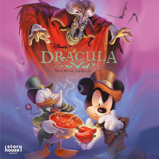 Omslag: Dracula med Musse och Kalle