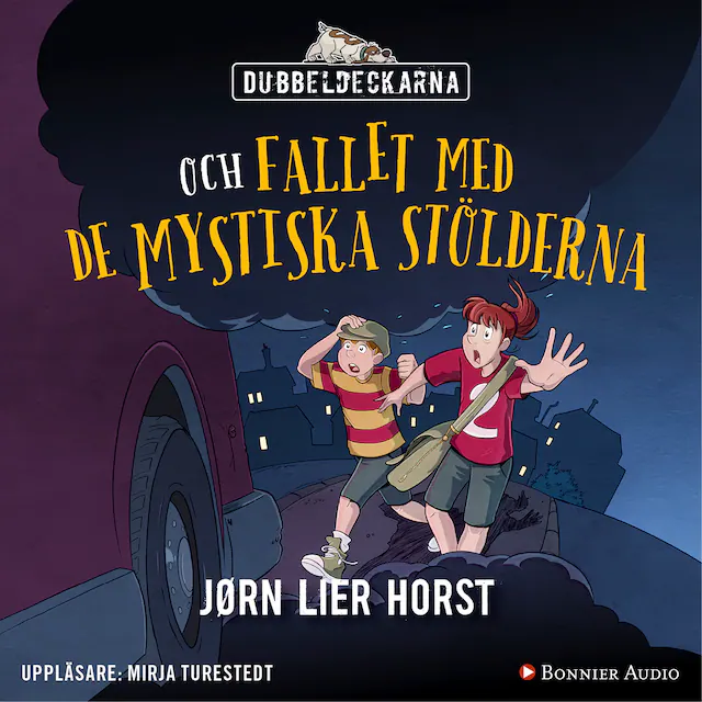 Omslag: Dubbeldeckarna och fallet med de mystiska stölderna