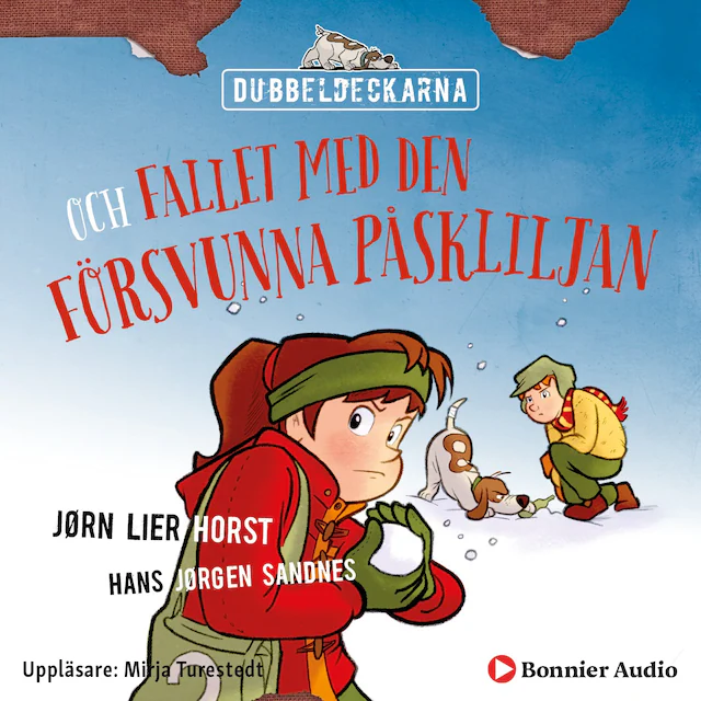 Omslag: Dubbeldeckarna och fallet med den försvunna påskliljan