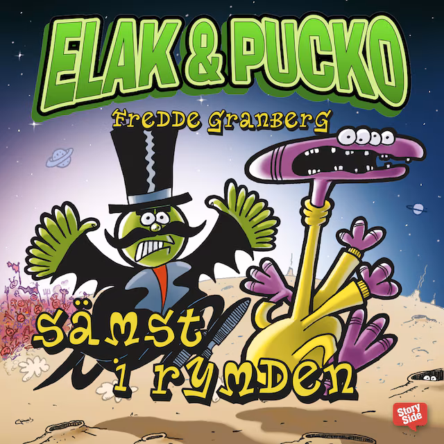 Omslag: Elak & Pucko – sämst i rymden