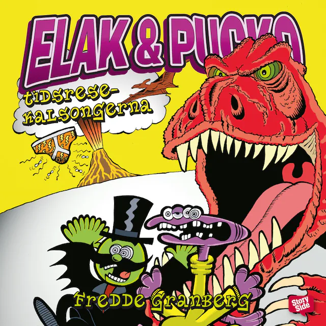 Omslag till ljudboken Elak & Pucko - Tidsresekalsongerna