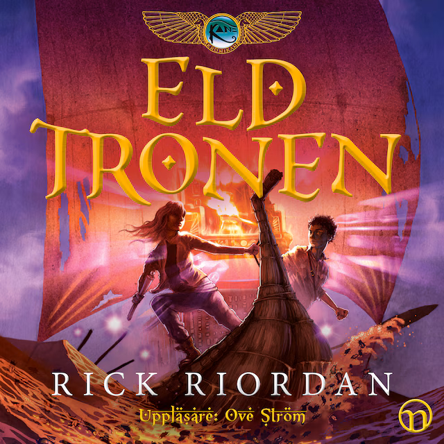 Omslag: Eldtronen (Andra boken i Kanekrönikan)
