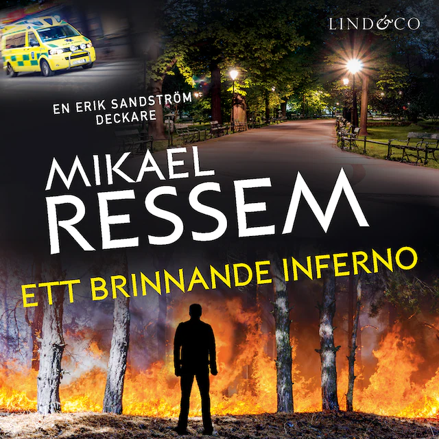 Omslag: Ett brinnande inferno