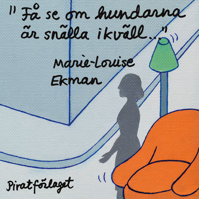 Omslag: "Få se om hundarna är snälla ikväll..."
