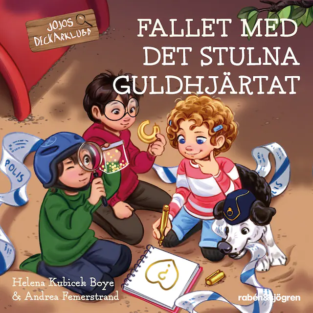 Omslag: Fallet med det stulna guldhjärtat