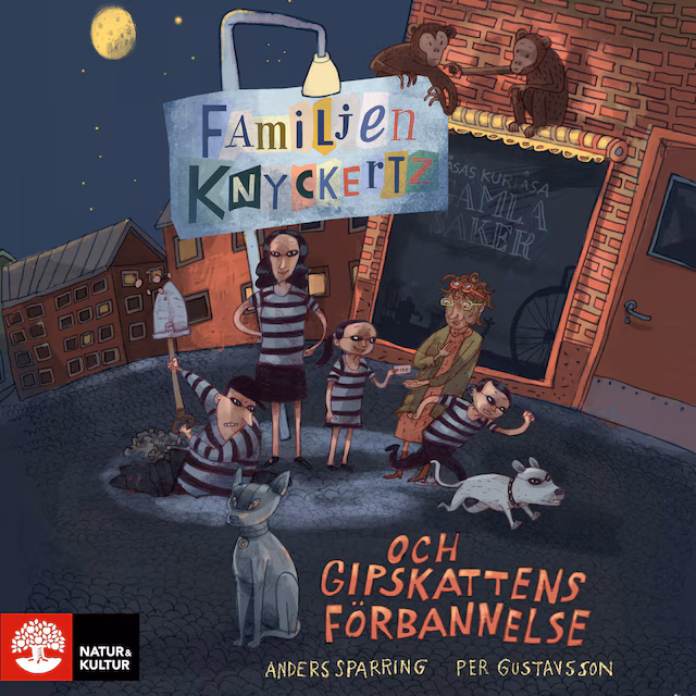 Omslag: Familjen Knyckertz och gipskattens förbannelse