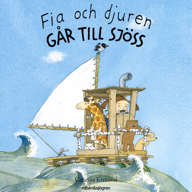 Omslag till ljudboken Fia och djuren går till sjöss