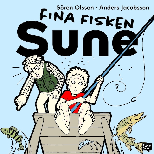 Omslag: Fina fisken, Sune