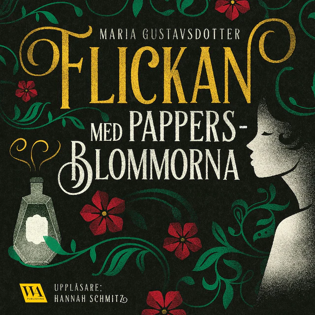 Omslag: Flickan med pappersblommorna