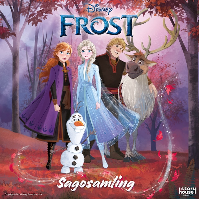 Omslag: Frost sagosamling 10 år