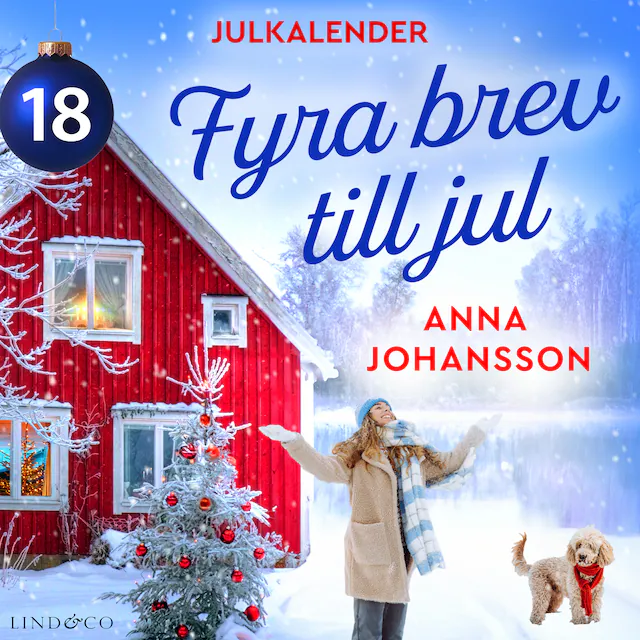 Omslag till ljudboken Fyra brev till jul: Lucka 18