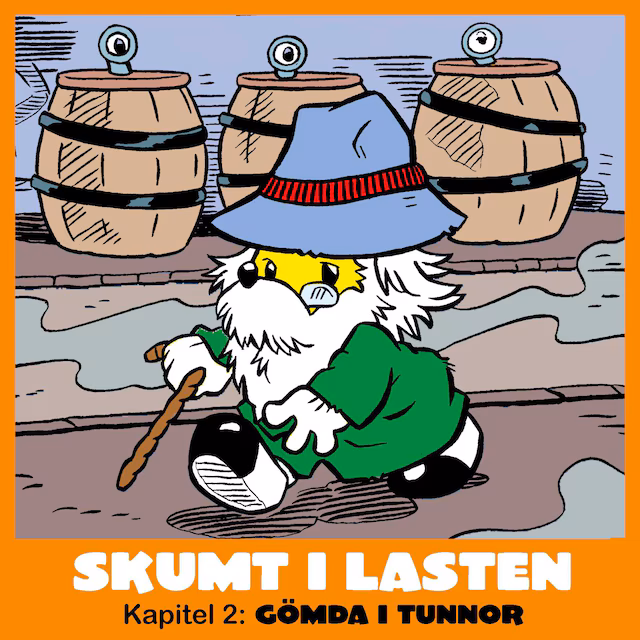 Omslag: Gömda i tunnor