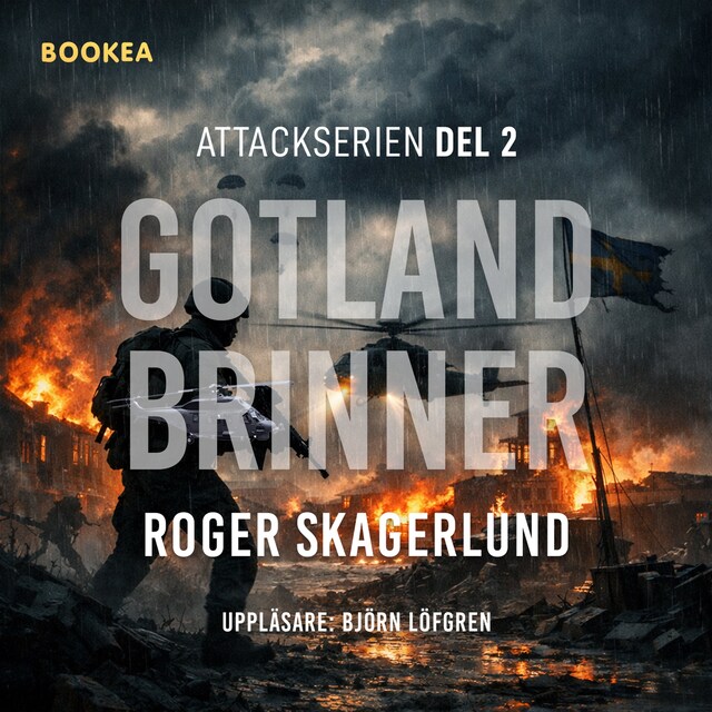 Omslag: Gotland brinner