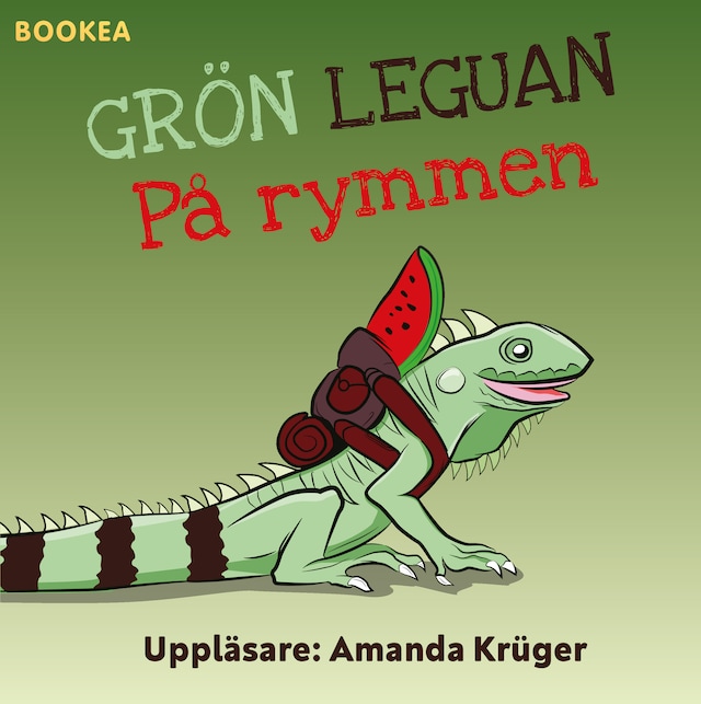 Omslag: Grön leguan på rymmen