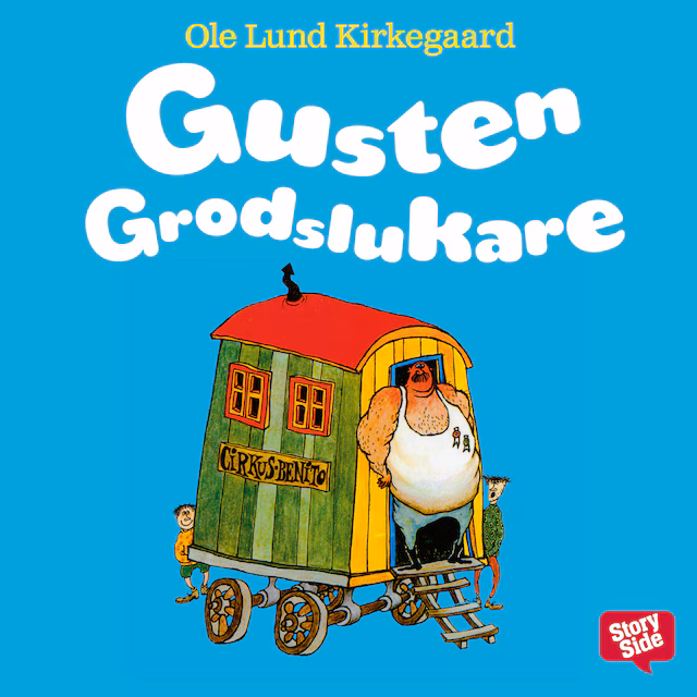 Omslag till ljudboken Gusten Grodslukare