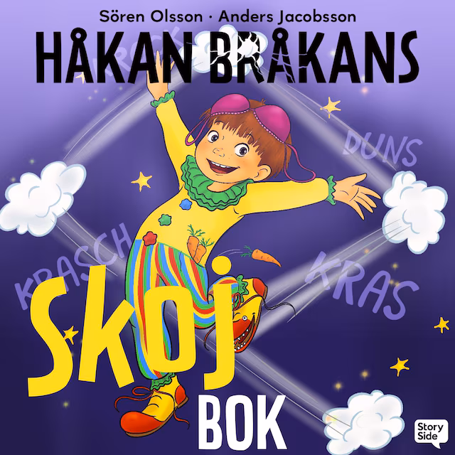 Omslag till ljudboken Håkan Bråkans skojbok