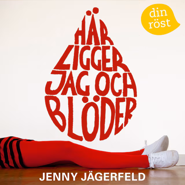 Omslag: Här ligger jag och blöder