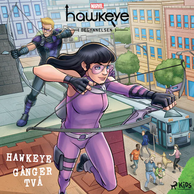 Omslag: Hawkeye - Begynnelsen - Hawkeye gånger två