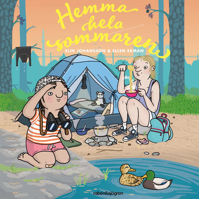 Omslag: Hemma hela sommaren