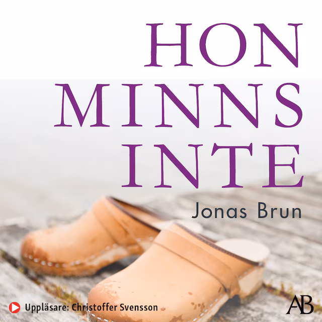 Omslag till ljudboken Hon minns inte