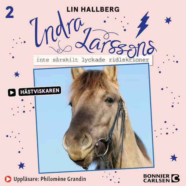 Omslag: Indra Larssons inte särskilt lyckade ridlektioner