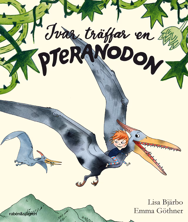 Omslag: Ivar träffar en pteranodon