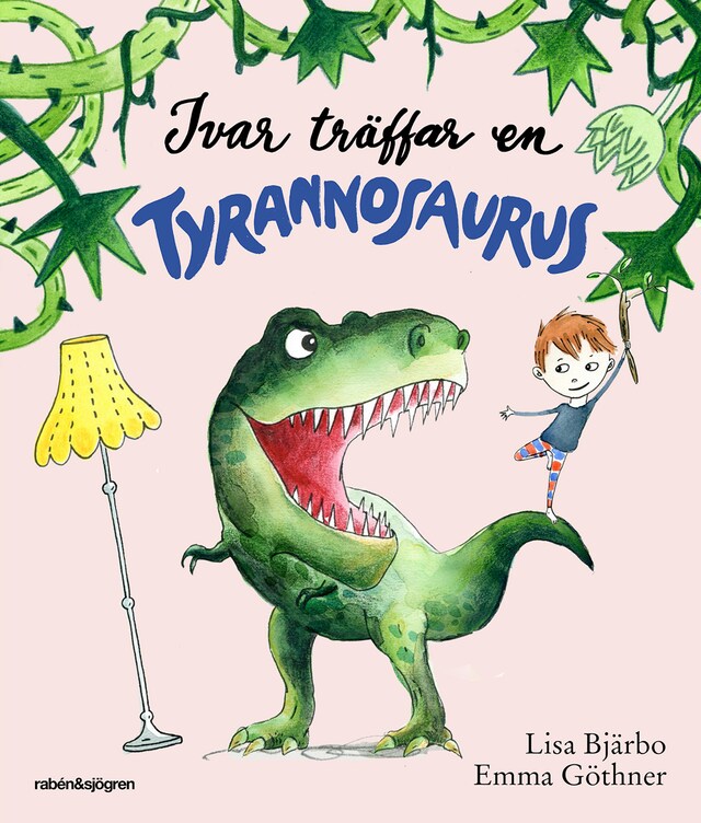 Omslag: Ivar träffar en tyrannosaurus
