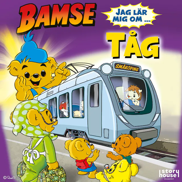 Omslag: Jag lär mig om tåg