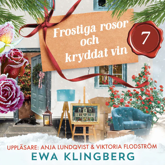 Omslag: Julkalender : Frostiga rosor och kryddat vin 7