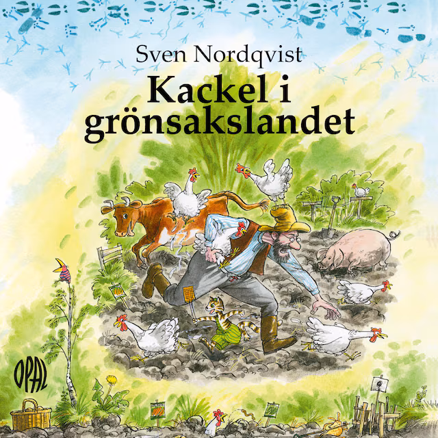Omslag: Kackel i grönsakslandet