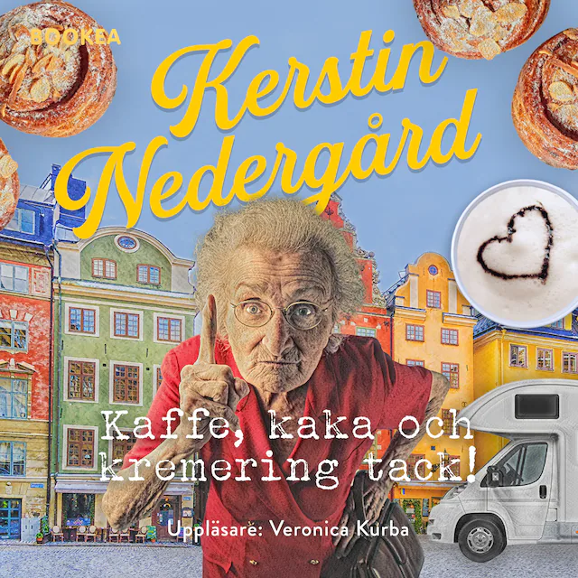 Omslag: Kaffe, kaka och kremering, tack!