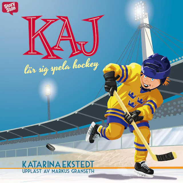 Omslag: Kaj lär sig spela hockey