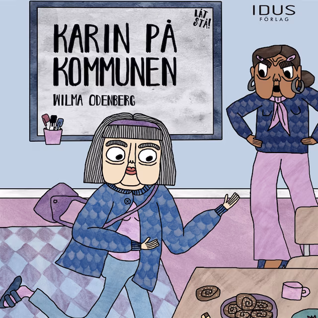 Omslag till ljudboken Karin på kommunen