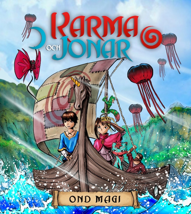 Omslag: Karma och Jonar: Ond magi