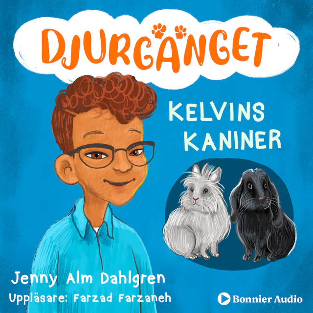 Omslag till ljudboken Kelvins kaniner