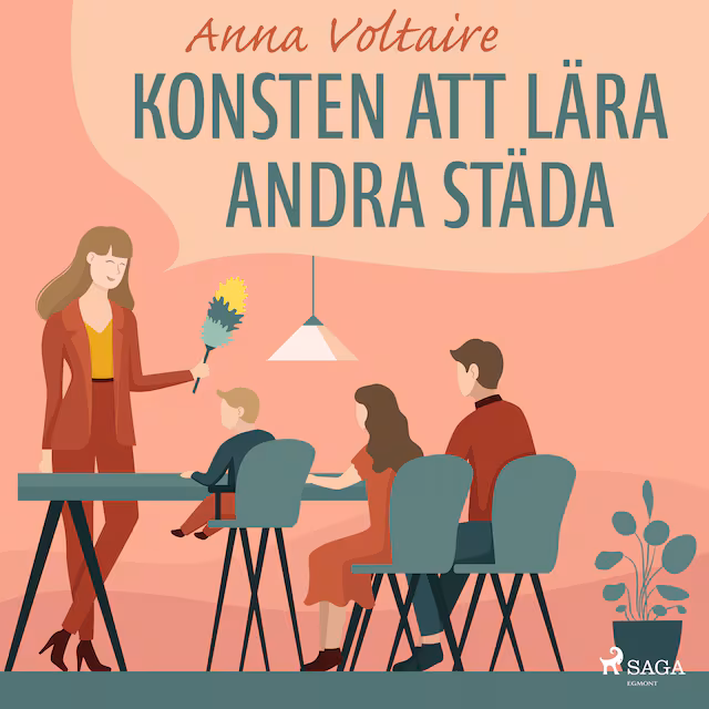 Omslag till ljudboken Konsten att lära andra städa