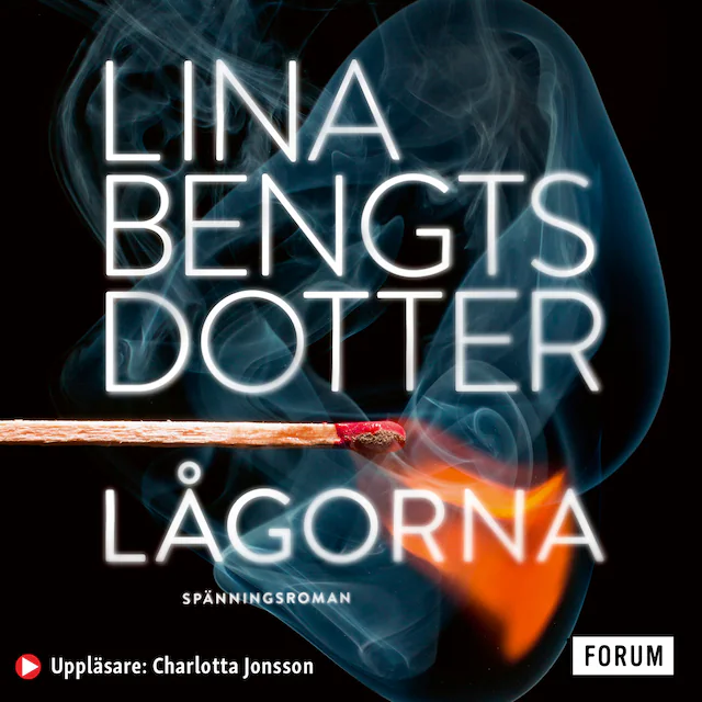 Omslag till ljudboken Lågorna