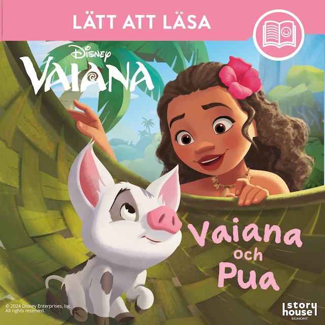 Omslag: Lätt att läsa. Vaiana och Pua