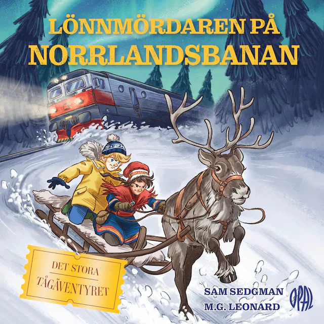 Omslag: Lönnmördaren på Norrlandsbanan