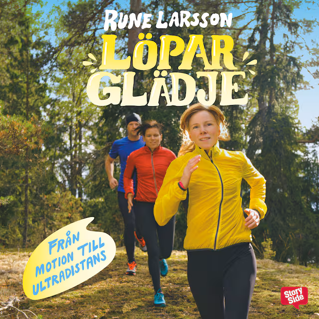 Omslag till ljudboken Löparglädje - från motion till ultradistans