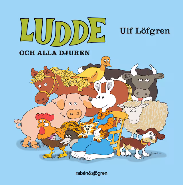 Omslag: Ludde och alla djuren