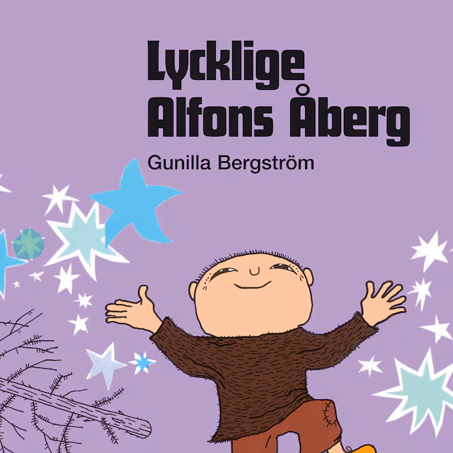 Omslag: Lycklige Alfons Åberg