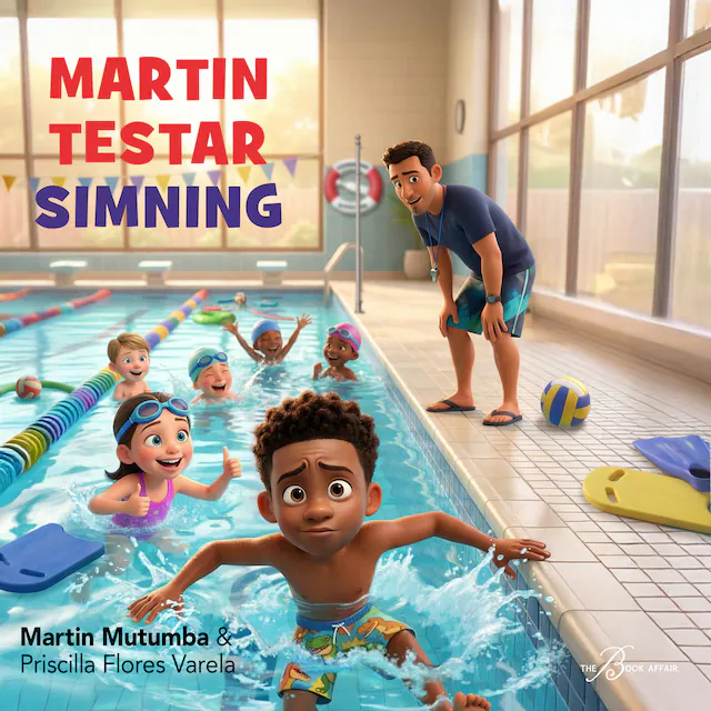 Omslag: Martin testar simning